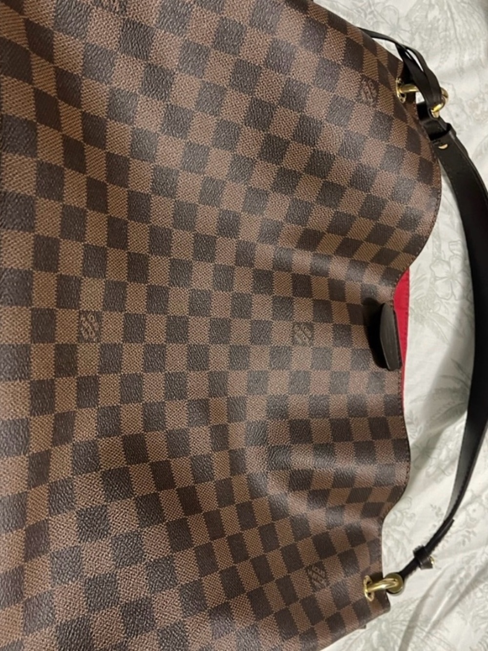 Louis Vuitton Brown Damier Ebene Shoulder Bag - Picture 4 of 10